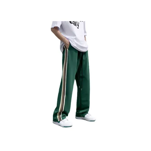 Striped Casual High Street Straight Sports Pants