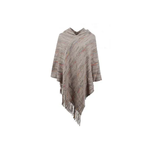 Elegant Striped Fringe Shawl