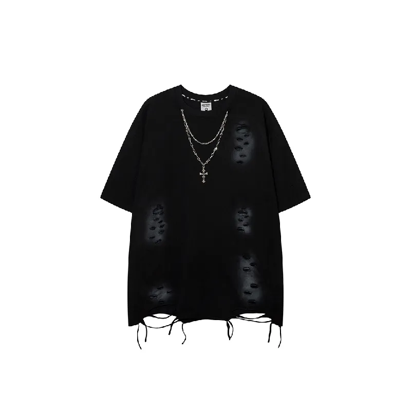 Street Loose Cotton T Shirt-2