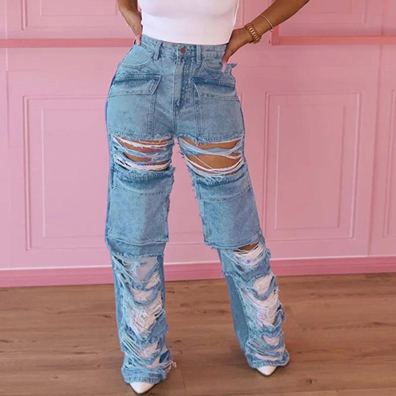 Fashionable Simple Jeans-2