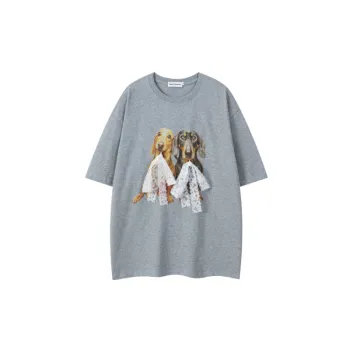 Retro Cute Cotton T Shirt Unisex
