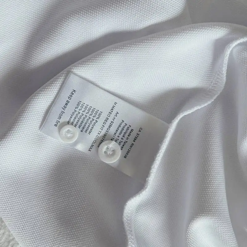 Casual Plain Blended Synthetic Fabrics Polo-7