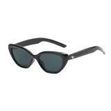 Bright Black Frame with Black Gray Lens
