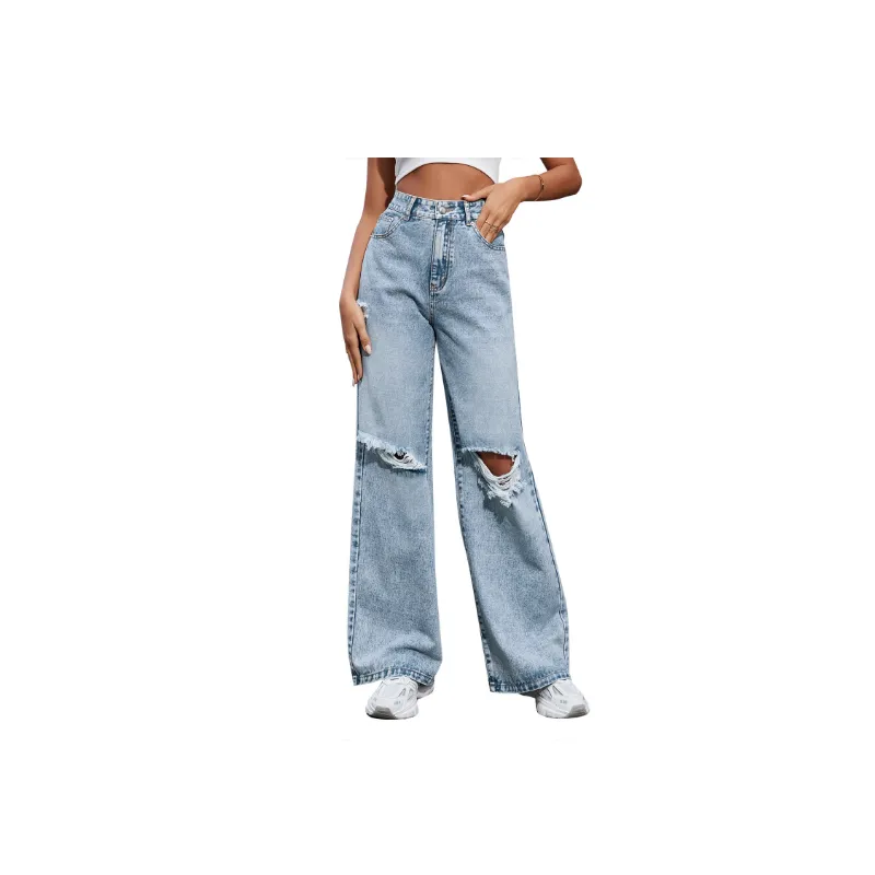 Fashionable Simple Jeans-1