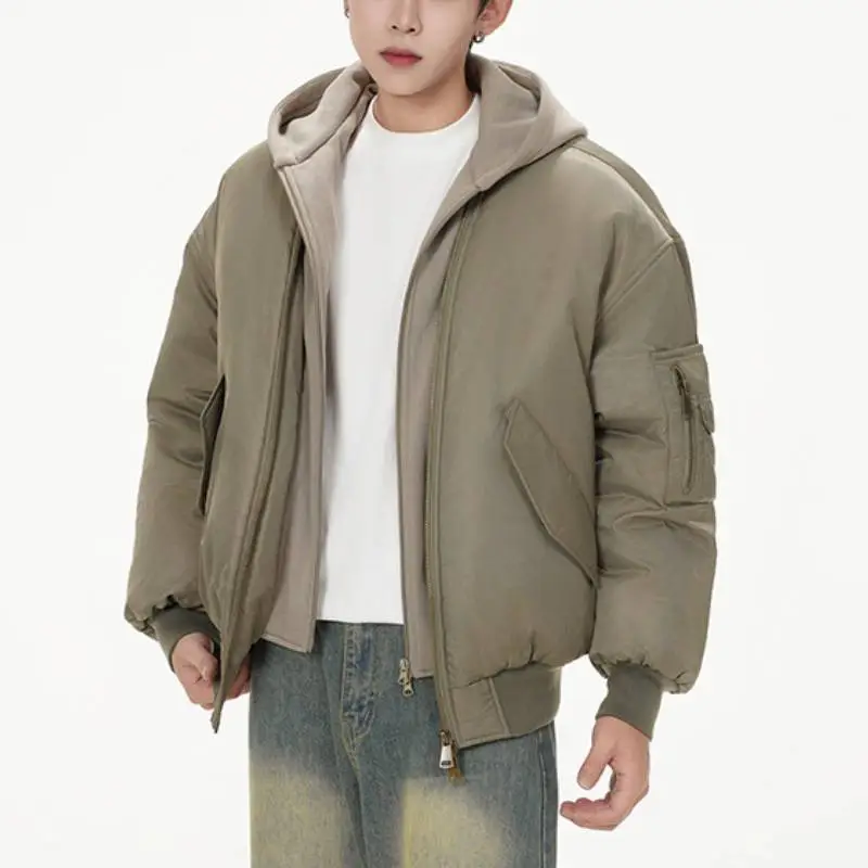 Casual Loose Quilted Jacket-3