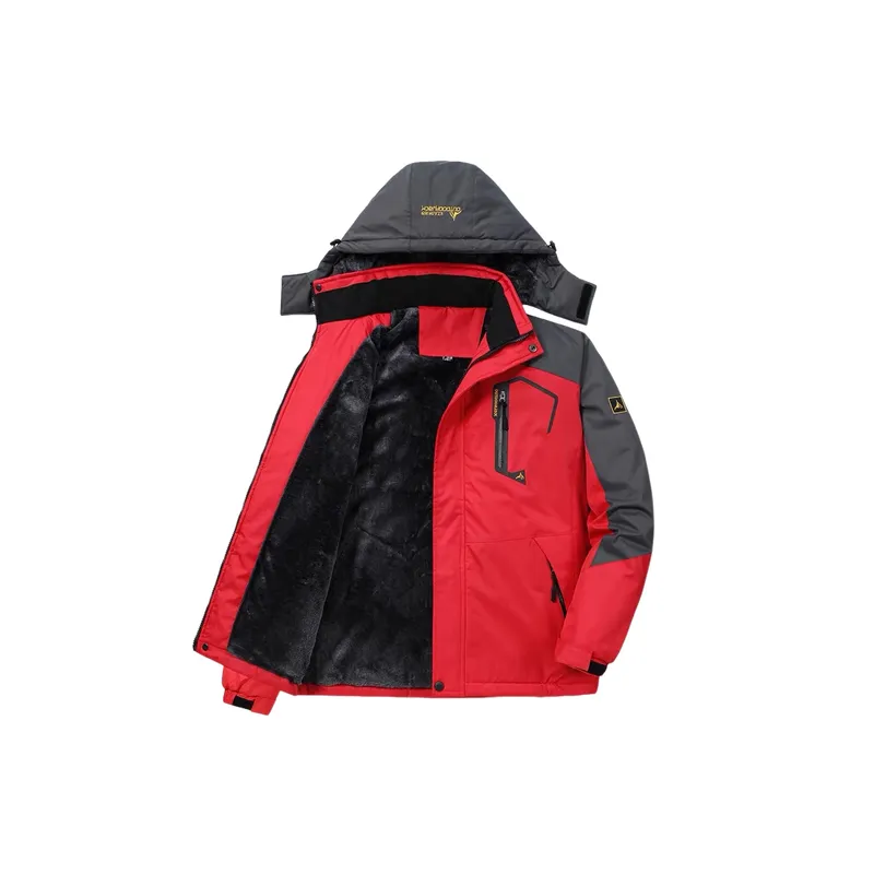 Retro Loose Blended Synthetic Fabrics Jacket-3