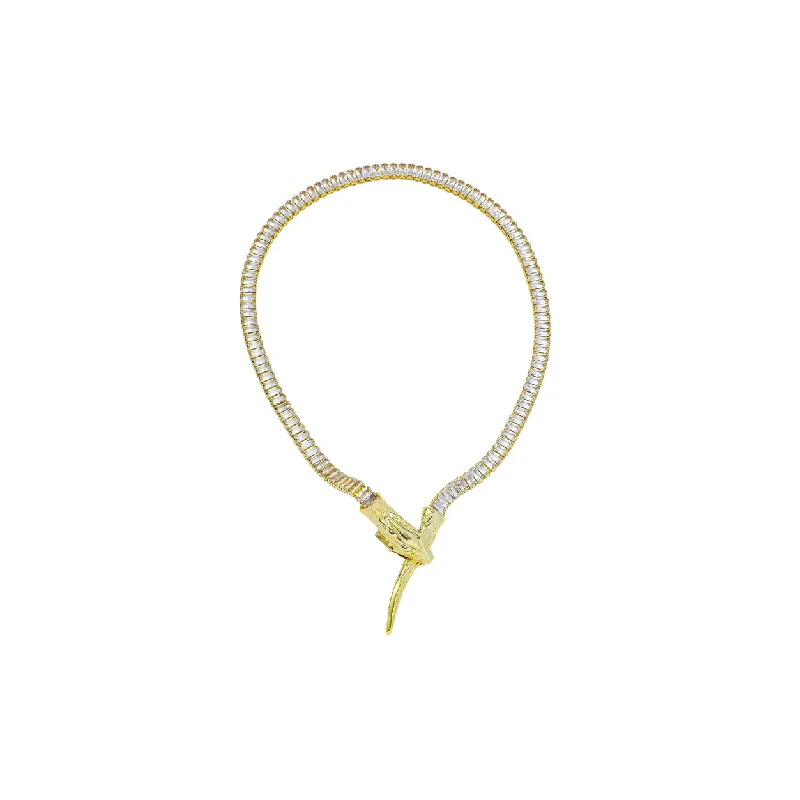 Trendy Zircon Pendant Necklace-2