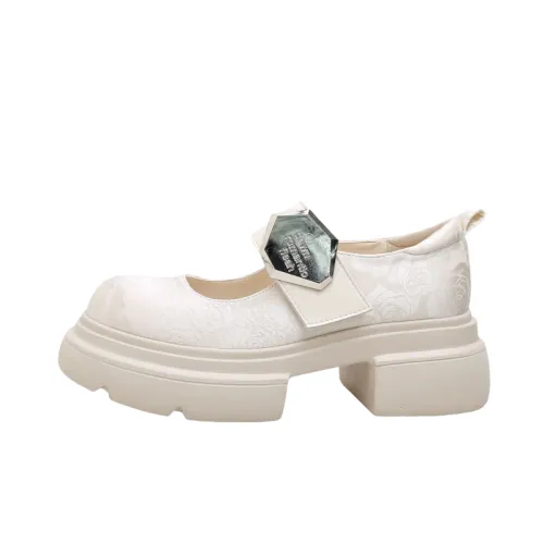 Funky Floral Mary Jane Shoes