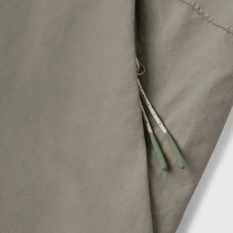 Simple Basics 100% Nylon Cargo Pants-8