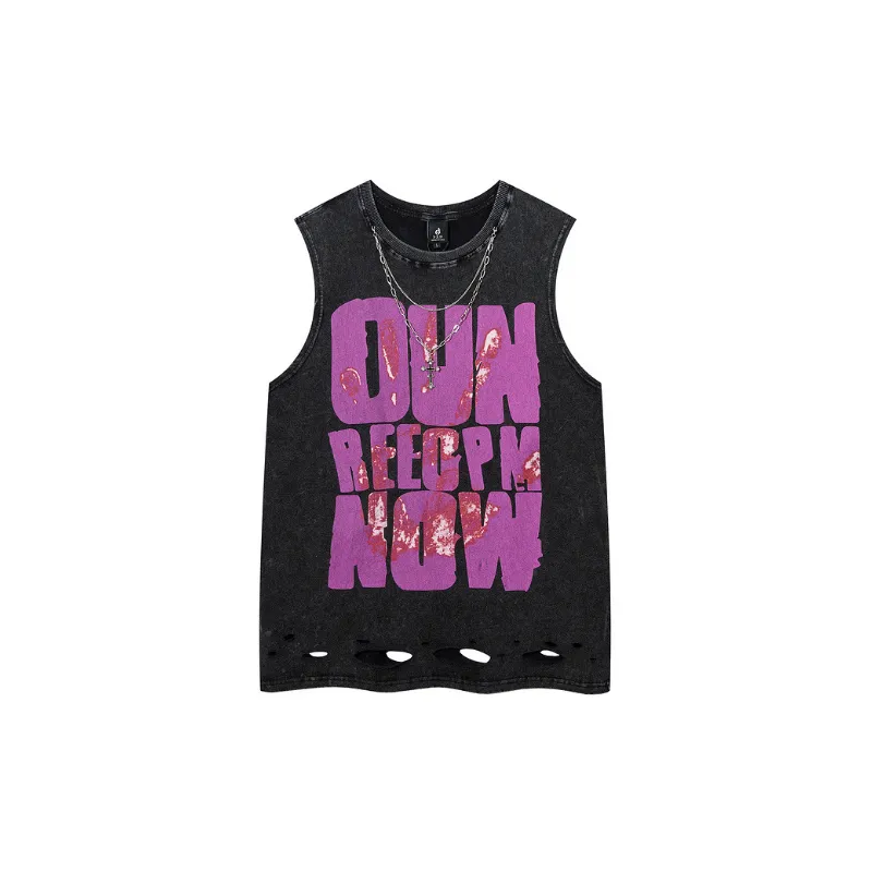 Retro Sleeveless Vibe Vest-4
