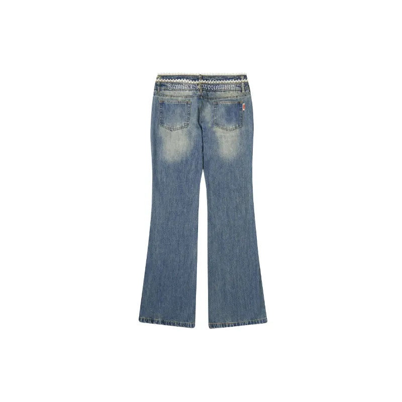 Retro Simple Jeans-3