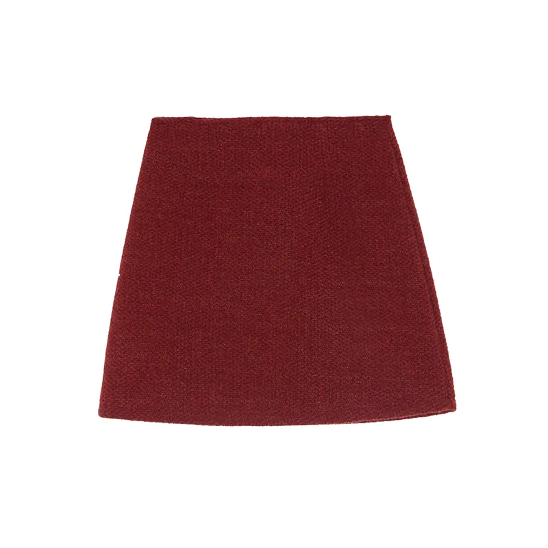Elegant Loose Polyester Casual Skirt Women-0