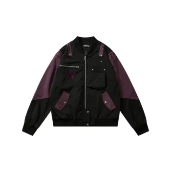 Baseball Multi zipper Fashion Jacket