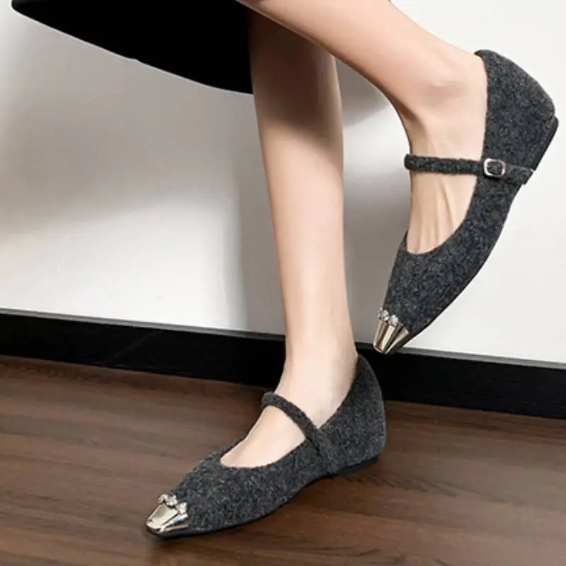 Retro Rhinestone Mary Jane Shoes-2