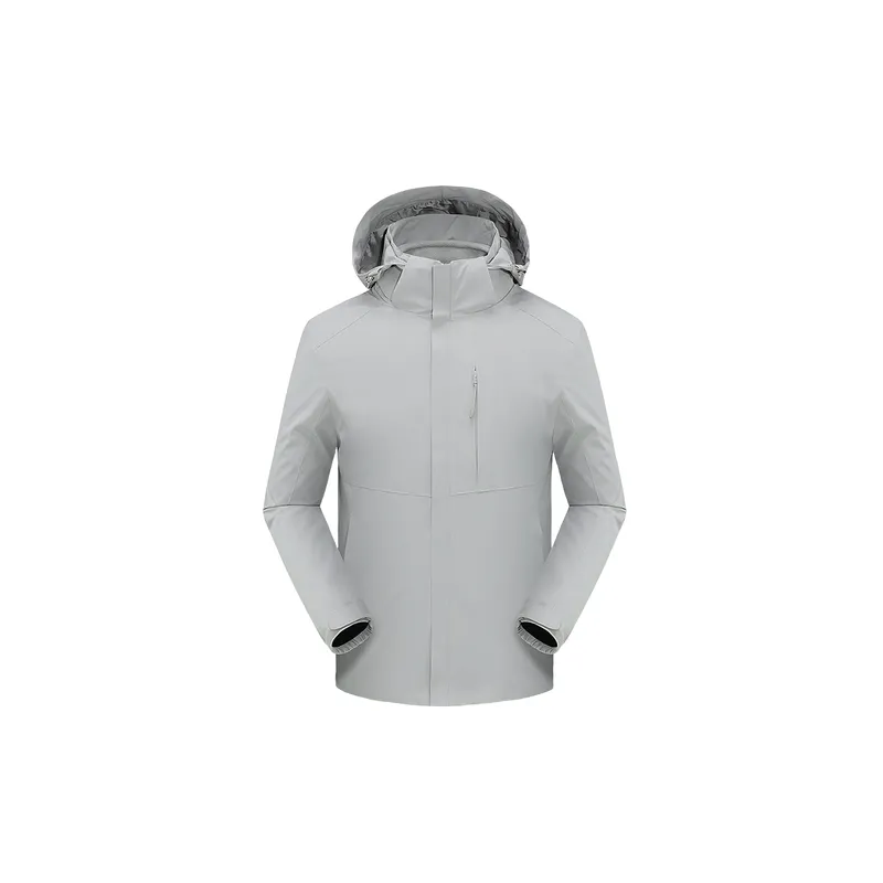 Casual Plain Polyester Outdoor Jacket-3