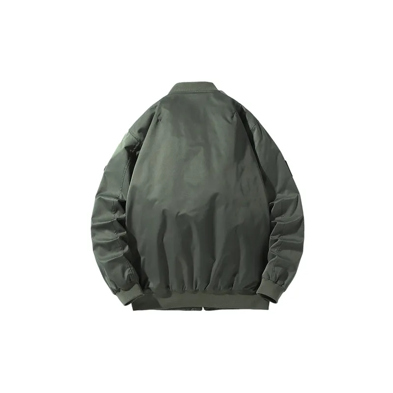 New Large Size Bomber Jacket Spring And Autumn Fashionable Handsome Casual Plus Weight Plus Size Coat-1