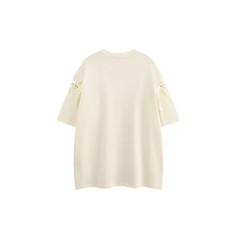 Retro Cute Cotton Blended Fabric T Shirt Unisex-1