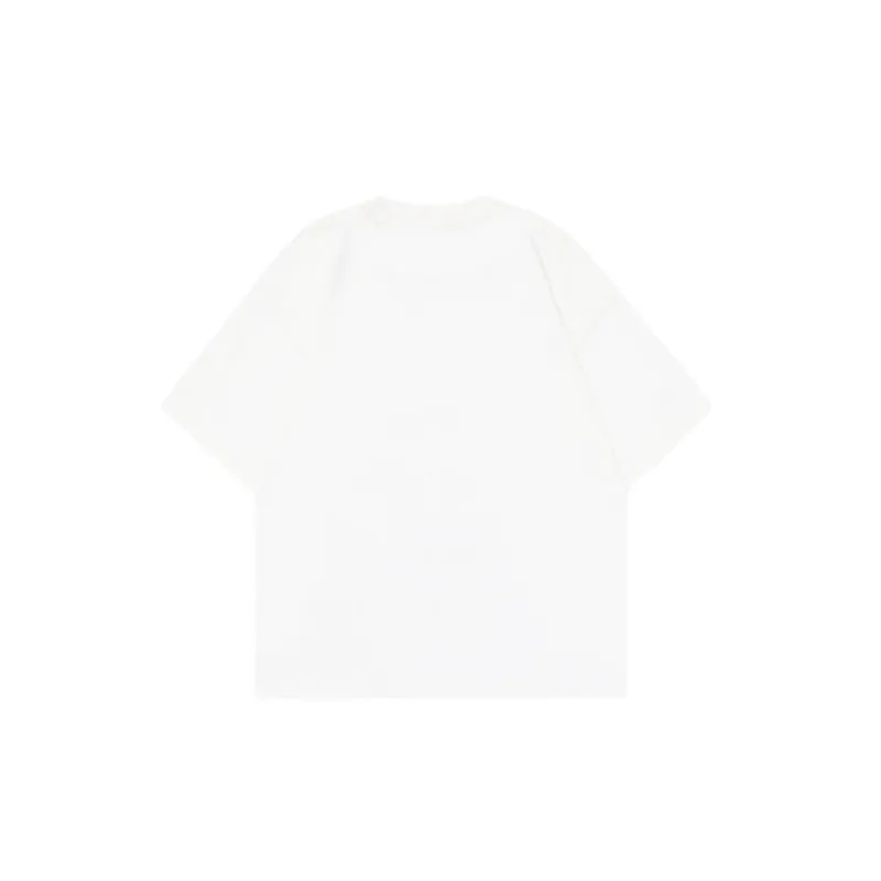High Street Short Sleeved Small Character Printed T Shirt-1