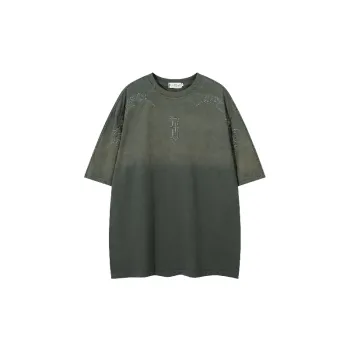 Fashionable Ombre 100% Cotton T Shirt