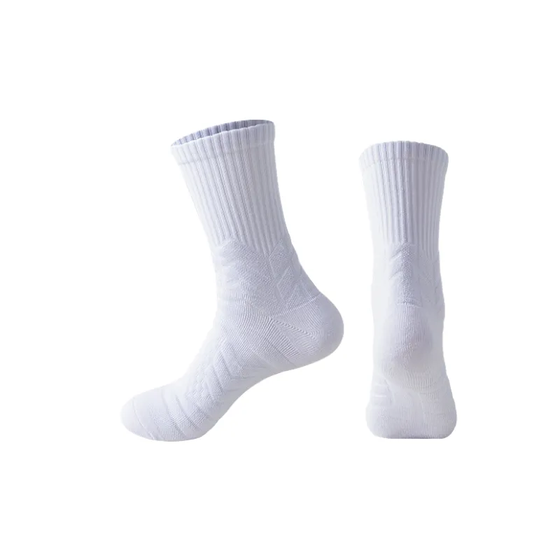 Plain Sporty Polyester Mid Calf Sock-6
