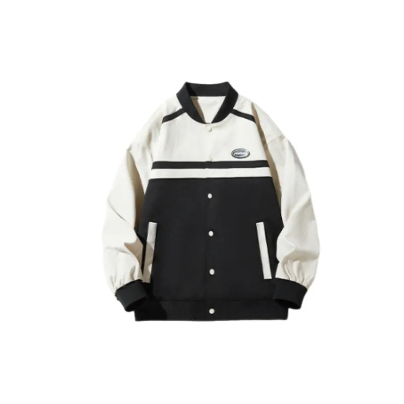 Casual Simple Baseball Jersey-4