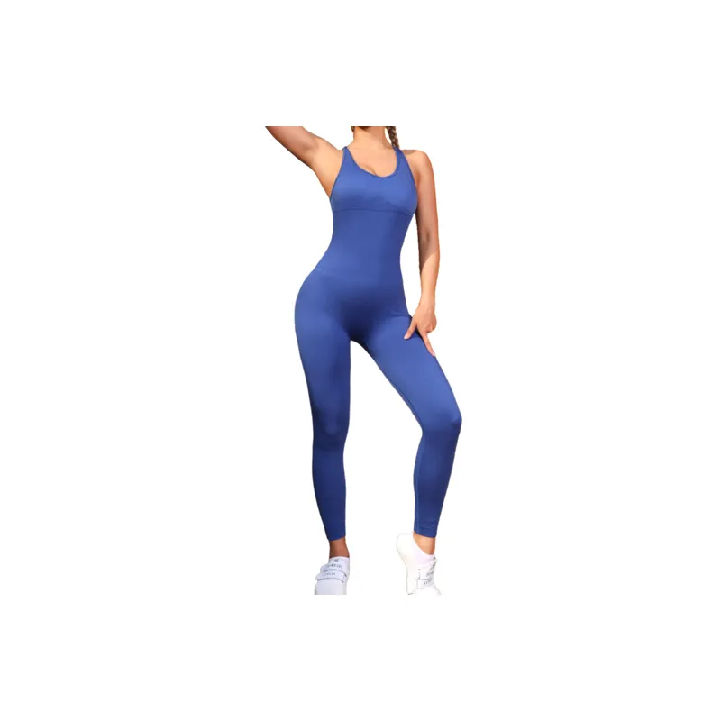 Sports Casual Blended Synthetic Fabrics Bodysuit Women-0