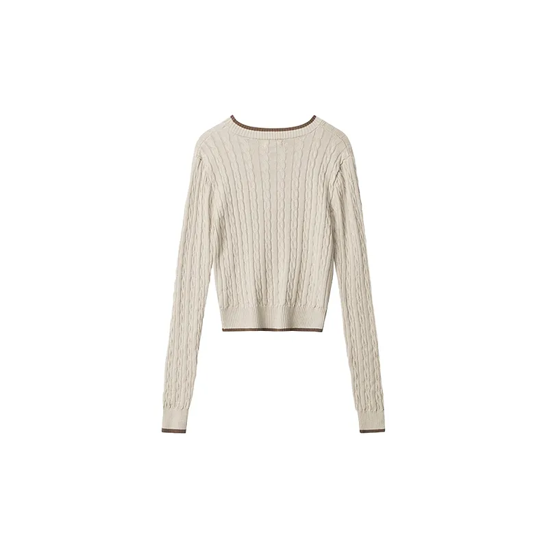 Retro Casual Sweater Women-3