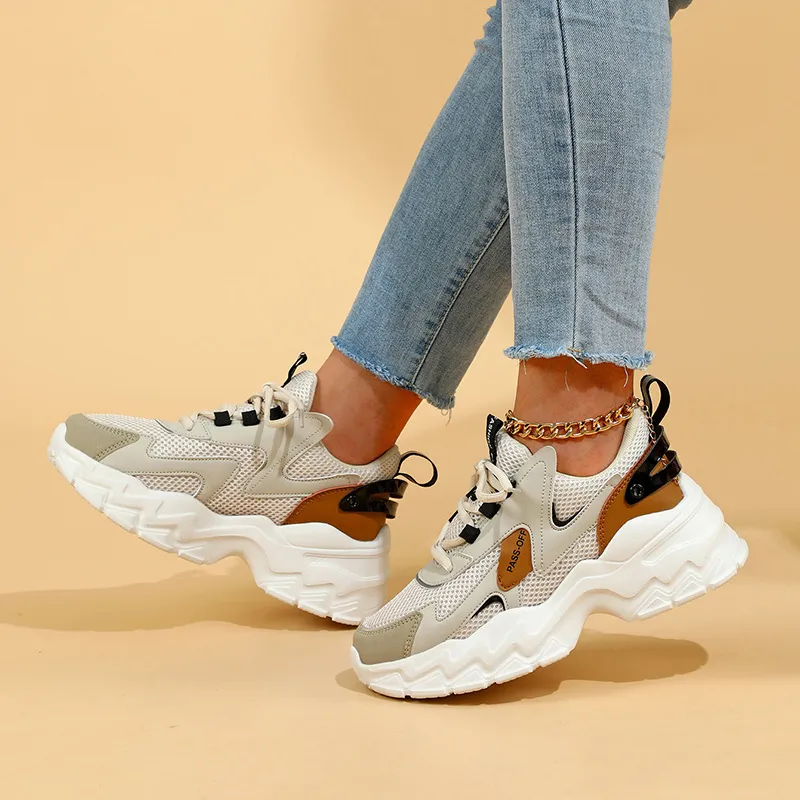 Breathable Casual Chunky Sneakers-10