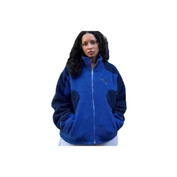 Street Loose Zipper Velvet Jacket