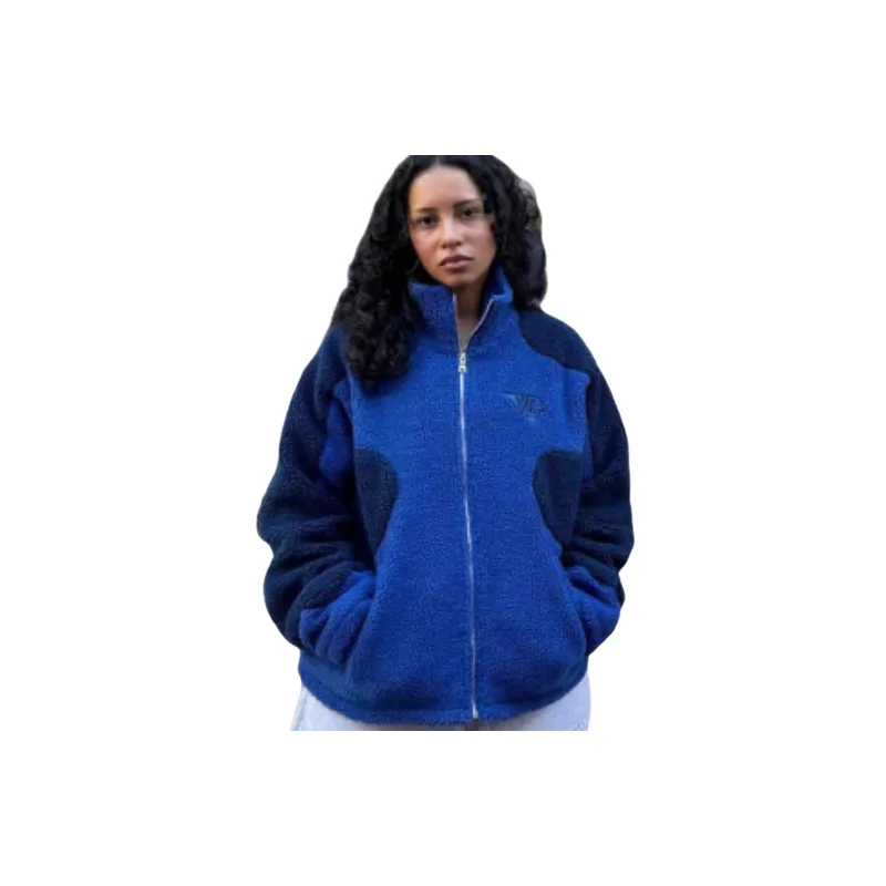 Street Loose Zipper Velvet Jacket-0