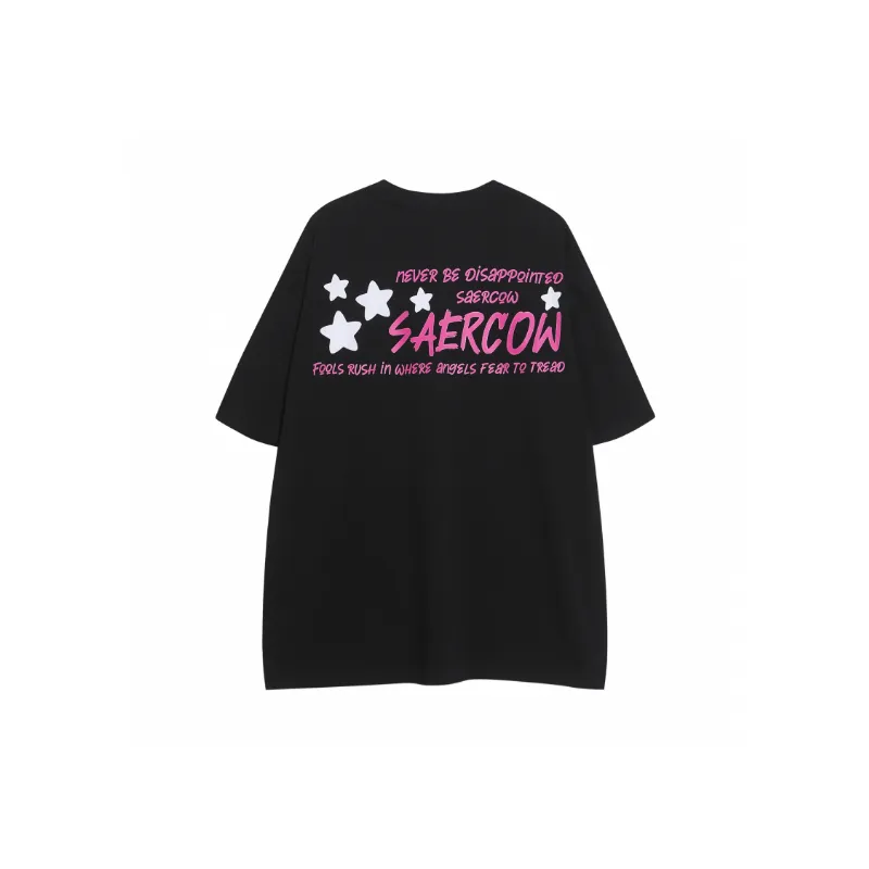 Trendy Print Cotton T Shirt-5