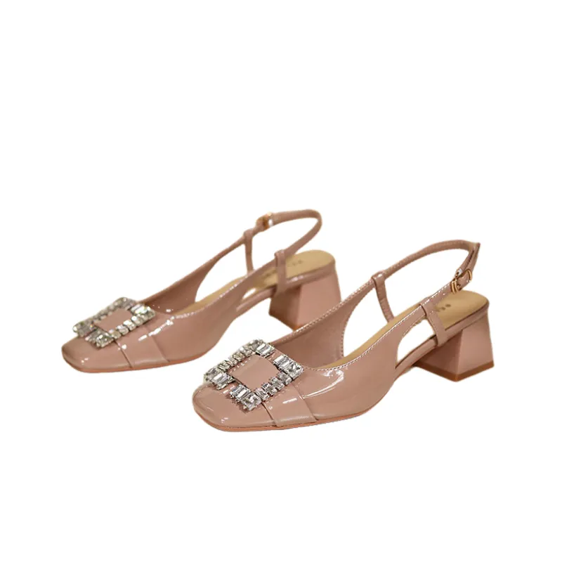 Glamorous Rhinestone High Heels-0