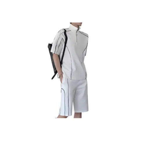 Deconstructed Casual Two-Piece Sports Suit