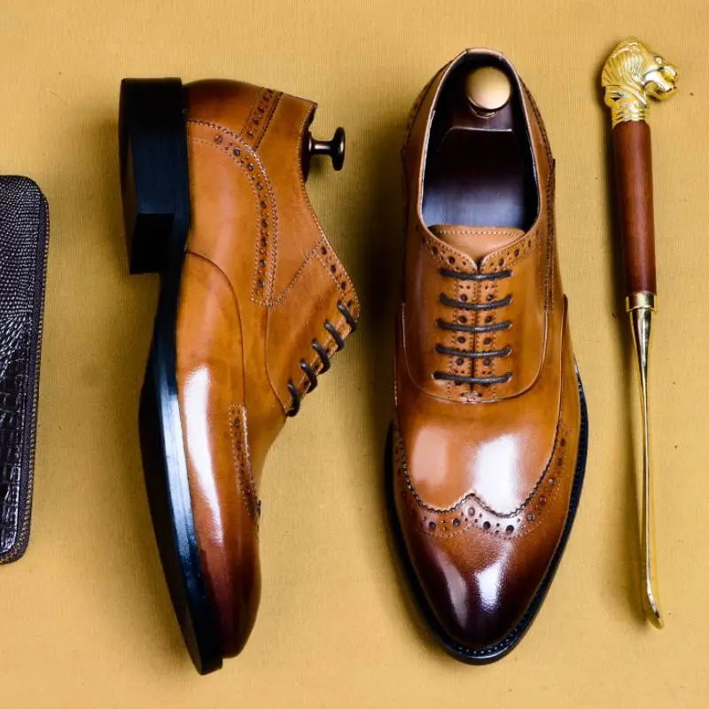 Casual Fashionable Breathable Softness Dress Shoes-1