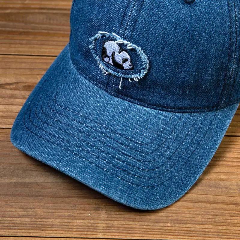 Denim Fashion Casual Peaked Cap-1