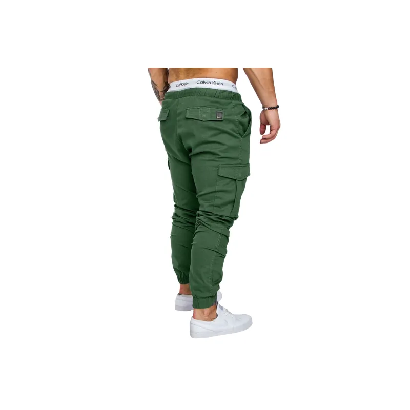 Basics Simple Cargo Pants-13