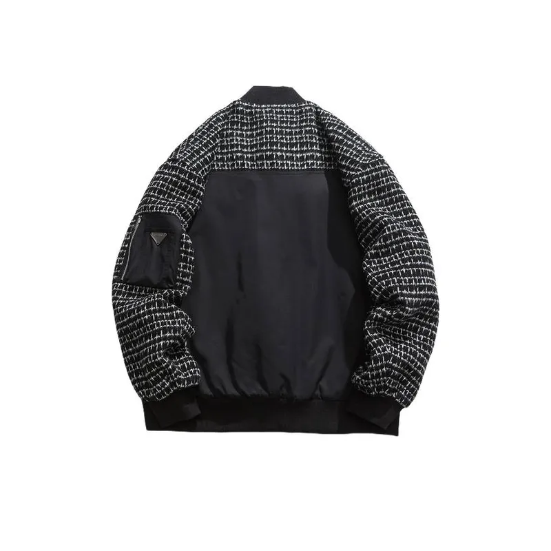 New Stitching Printed Cotton padded Jacket-5