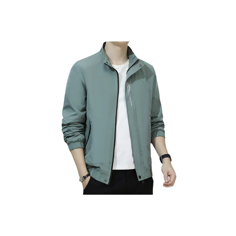 Casual Loose Blended Synthetic Fabrics Jacket-0