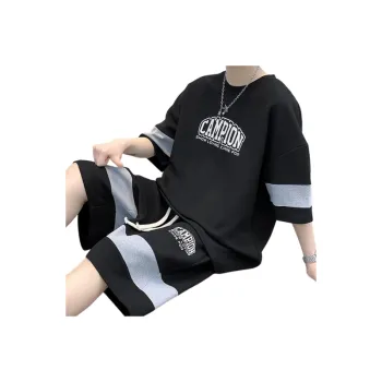Sports Shorts and T Shirt Two Piece Set