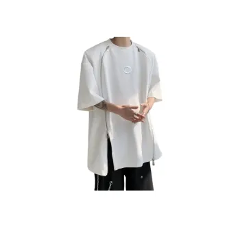 Double Zipper Half Sleeved T Shirt