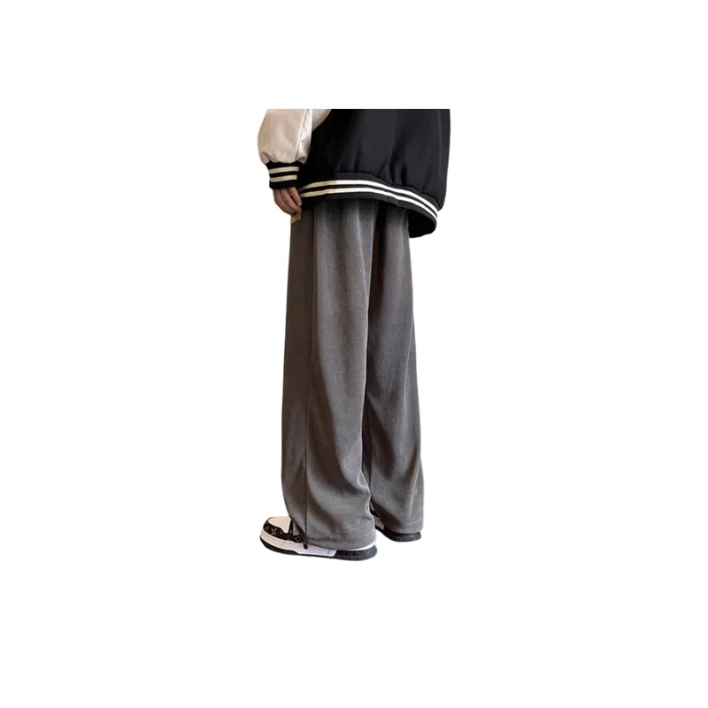 All match Leg toe Solid Color Sports Loose Pants-11