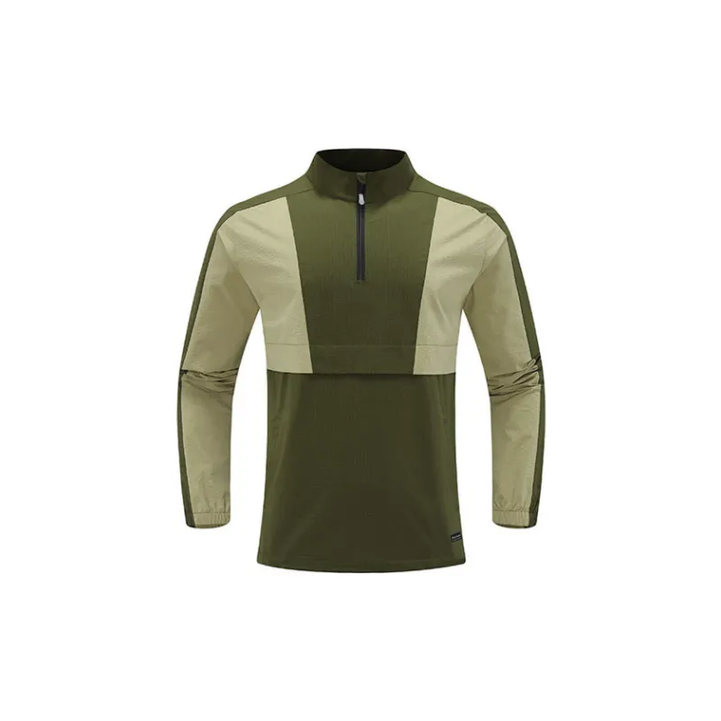 Casual Loose Blended Synthetic Fabrics Outdoor Jacket-3