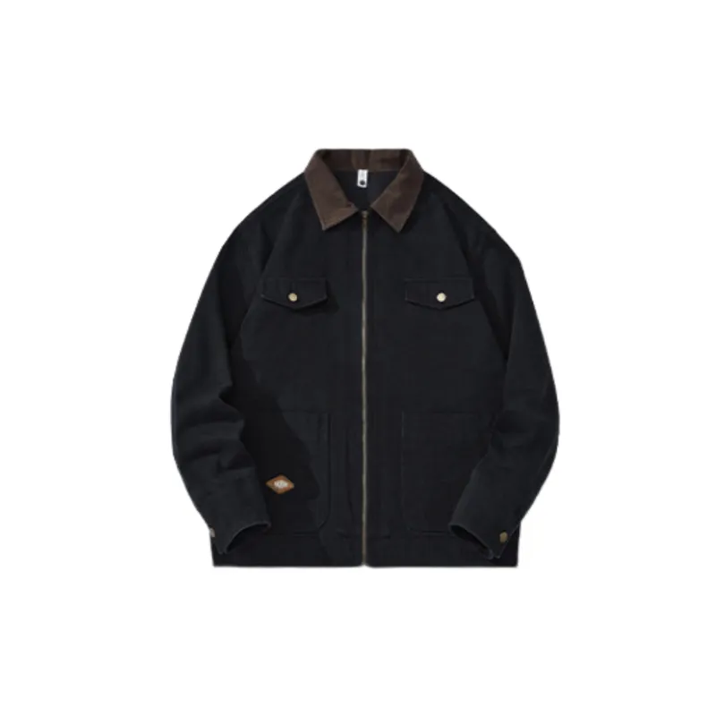 Retro Plain Jacket-0