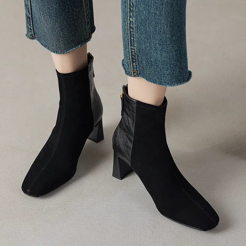 Retro Fashionable Ankle Boots-4
