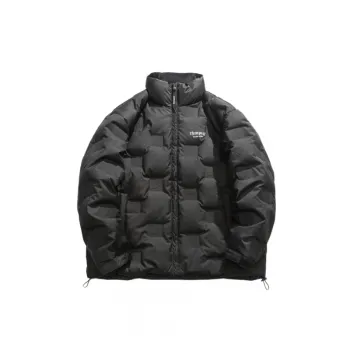 Outdoor Mountain Crumpled Letter Warm Down Jacket