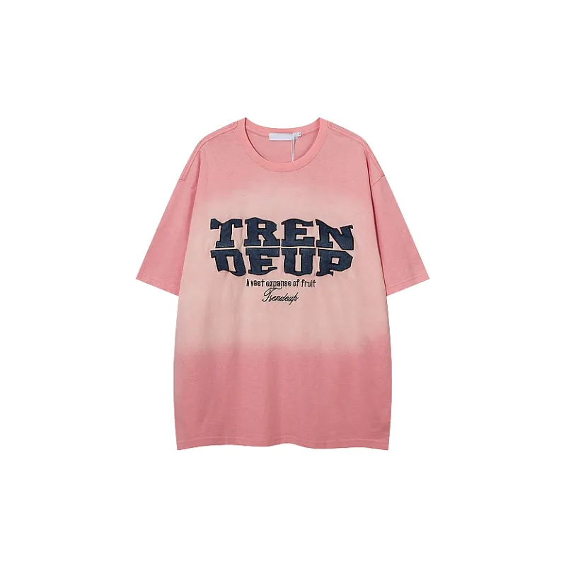 Retro Ombre 100% Cotton T Shirt Unisex-0