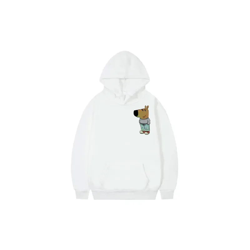 Casual Loose Polyester Hoodie-10