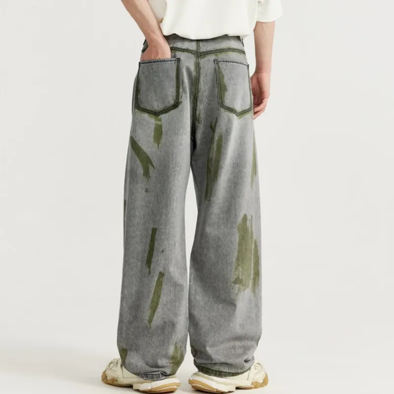 Fashion Contrast Color Jeans-3