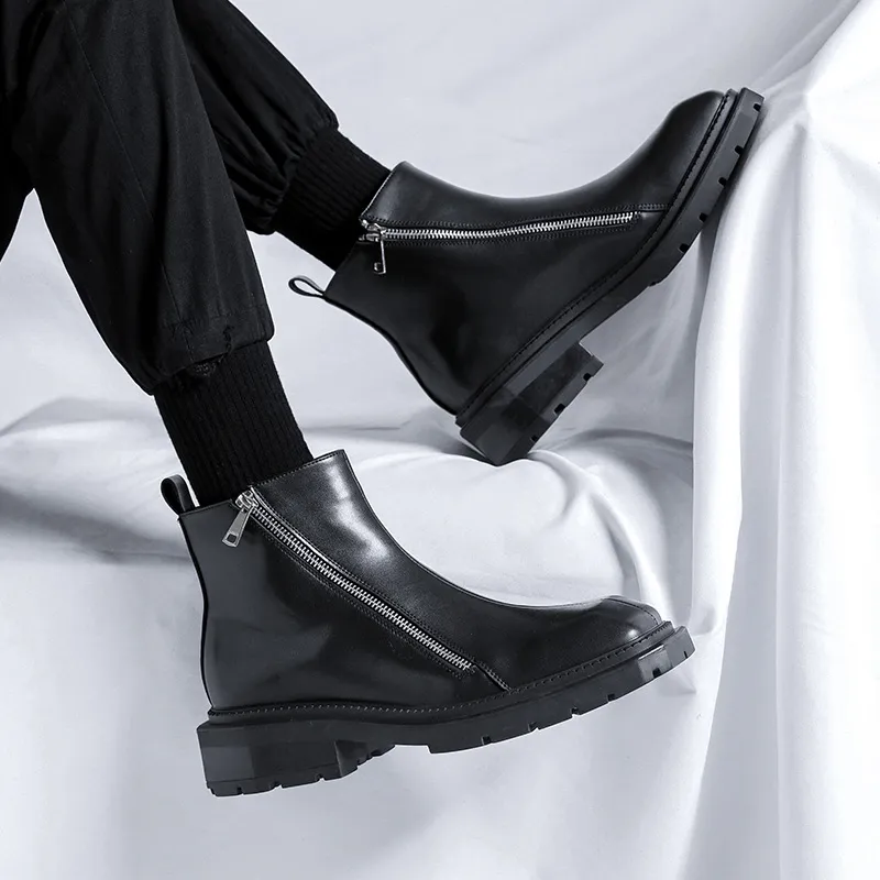 Basics Simple Ankle Boots-1