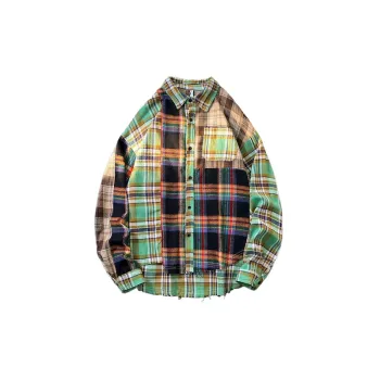 Retro Plaid Long Sleeved Jacket